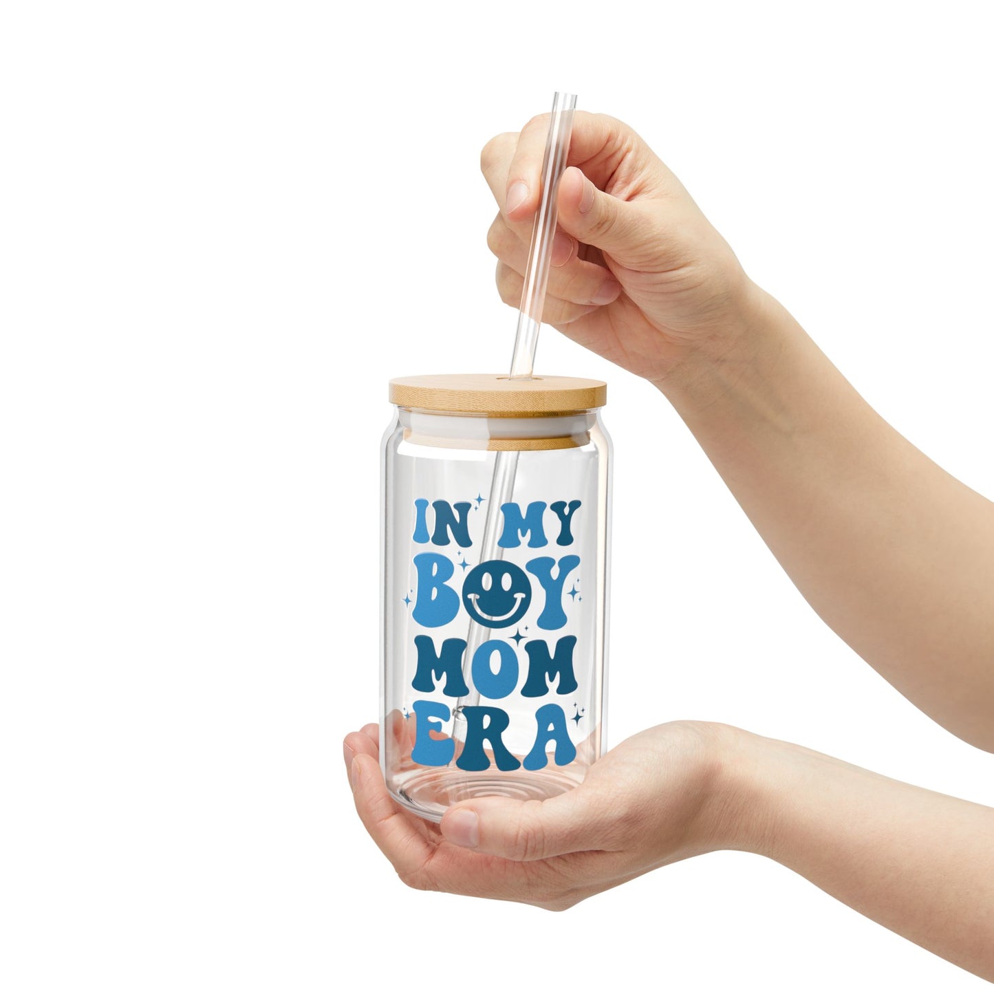 Glassware Sipper Glass - In My Boy Mom Era - Eco-Friendly