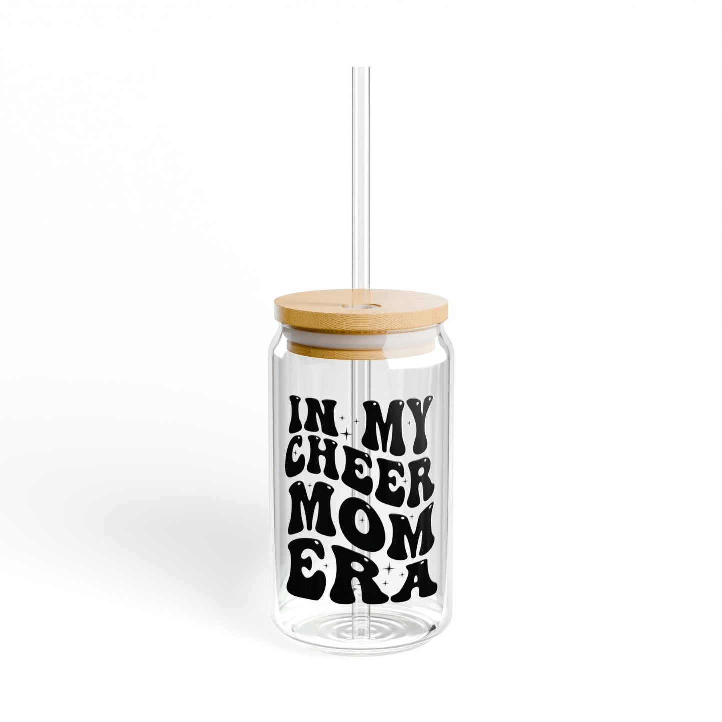 Glassware Sipper Glass - In My Cheer Mom Era - Eco-Friendly