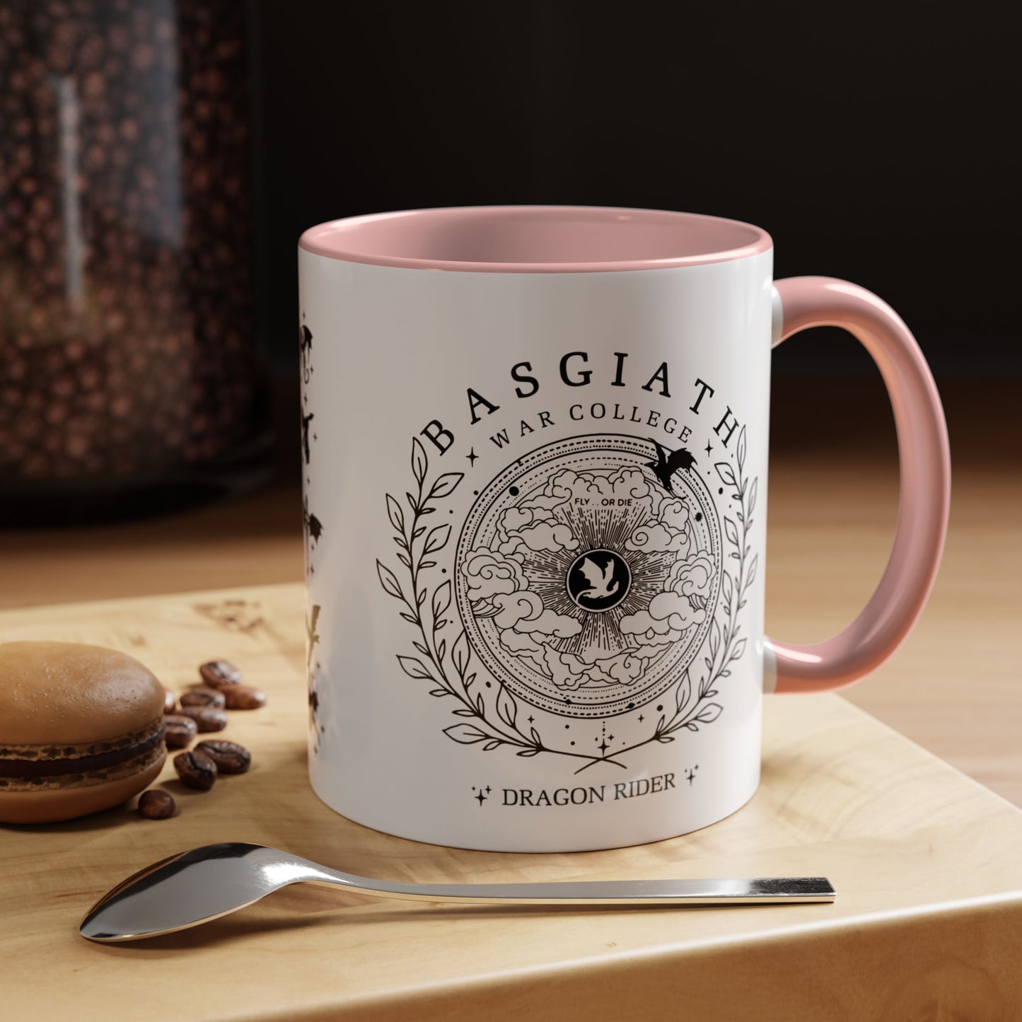 Basgaith War College Mug, Unique Coffee Cup, Tea Mug, Gift for Military History Buff, Graduation Gift, Historical Mug