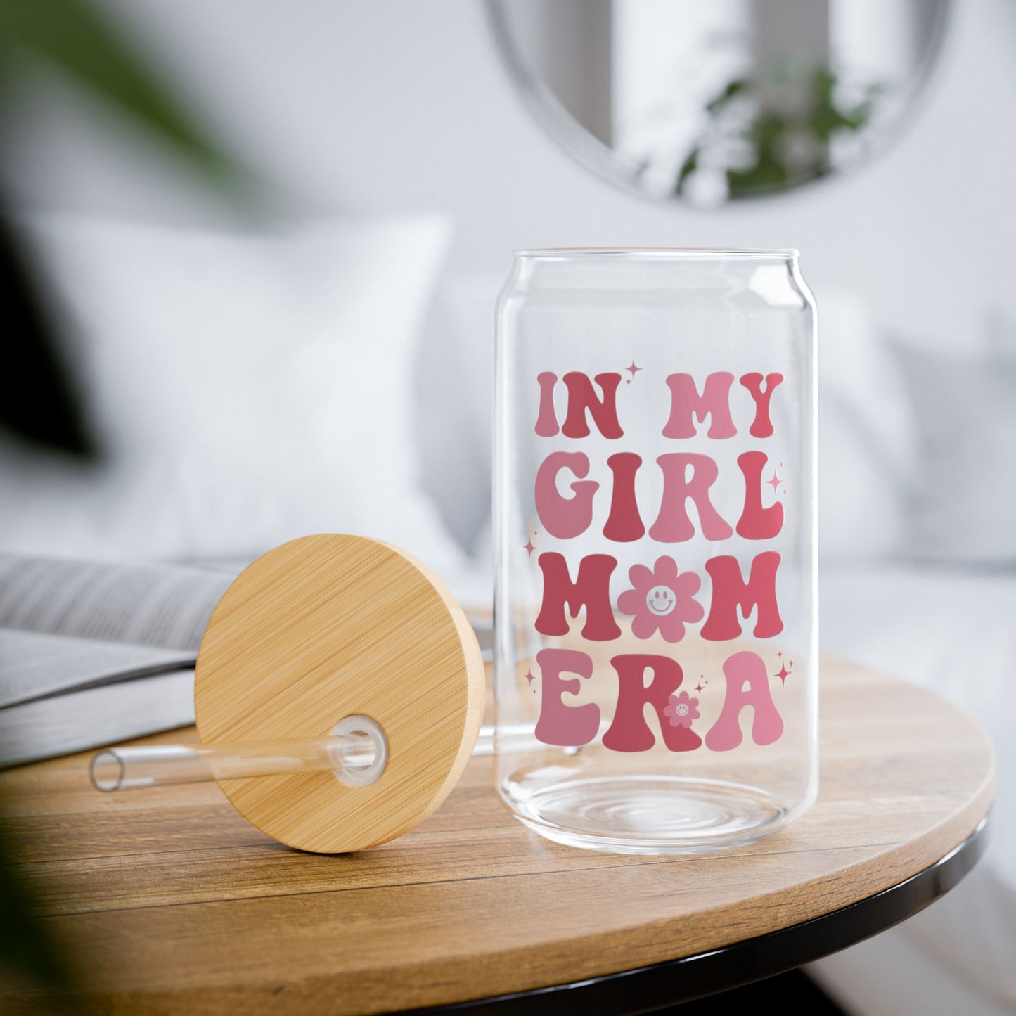 Glassware Sipper Glass - In My Girl Mom Era - Eco-Friendly