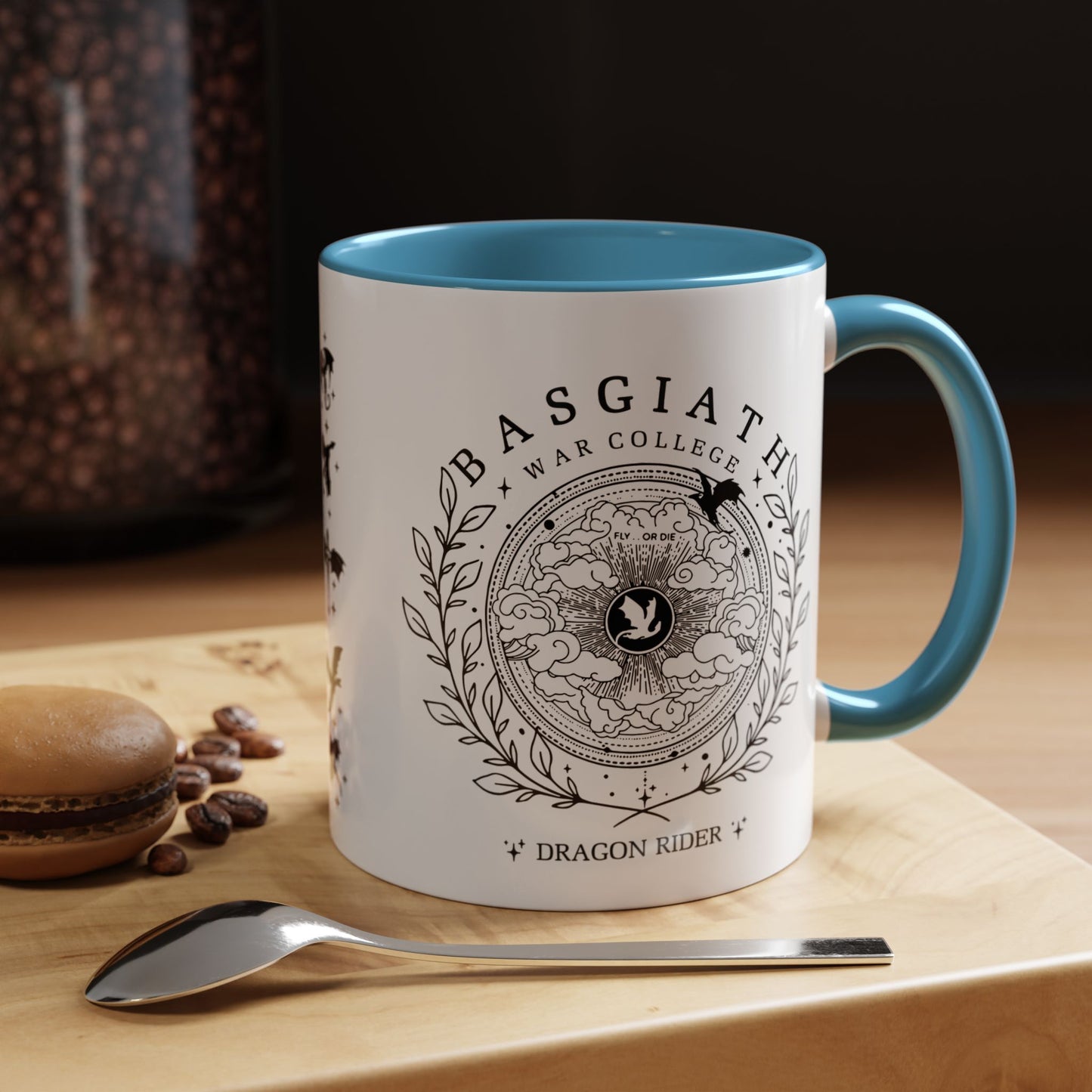 Basgaith War College Mug, Unique Coffee Cup, Tea Mug, Gift for Military History Buff, Graduation Gift, Historical Mug