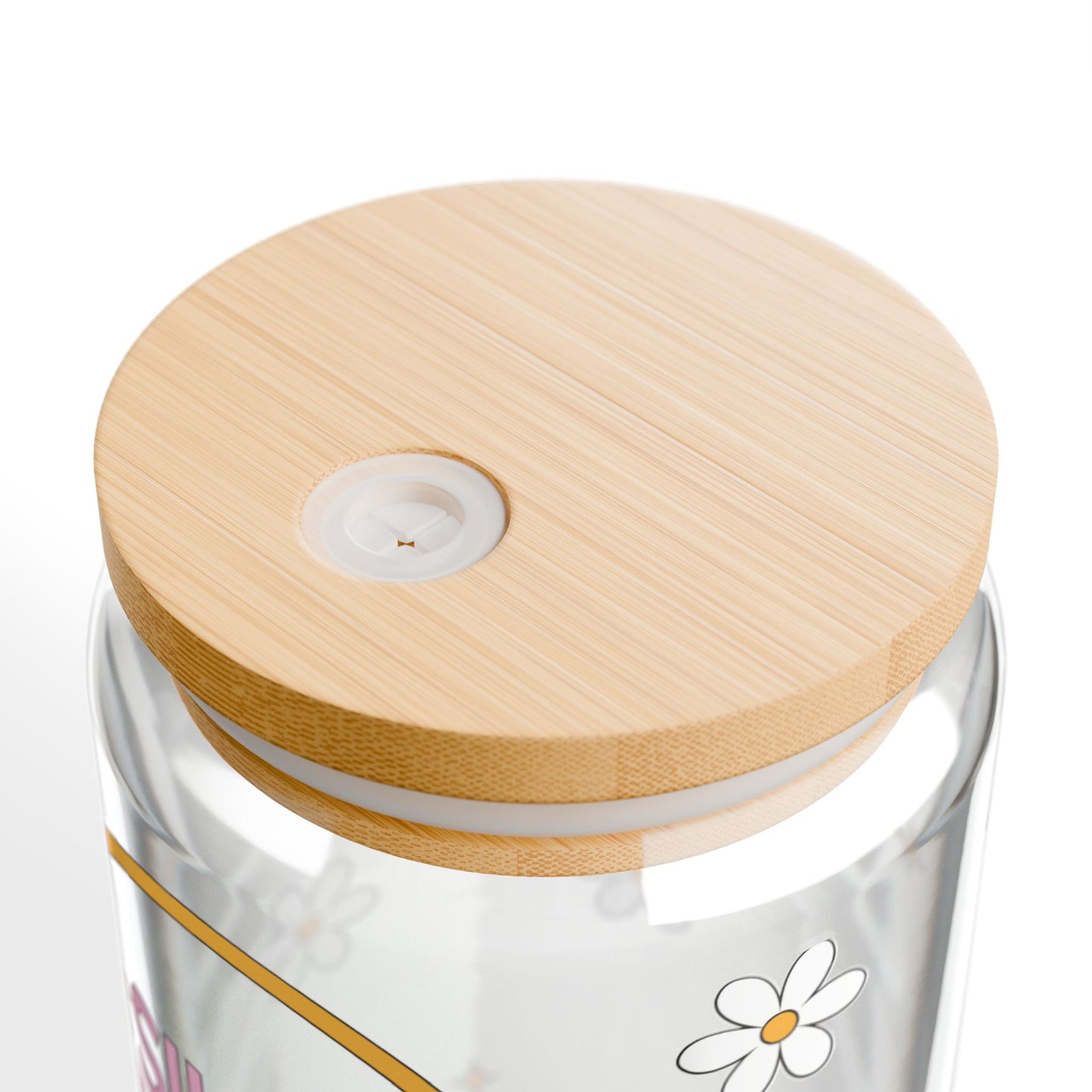 Silly Goose Juice Sipper Glass 100% Organic Funny Retro Tumbler, Cute Goose Gift, Aesthetic Iced Coffee Cup with Lid & Straw