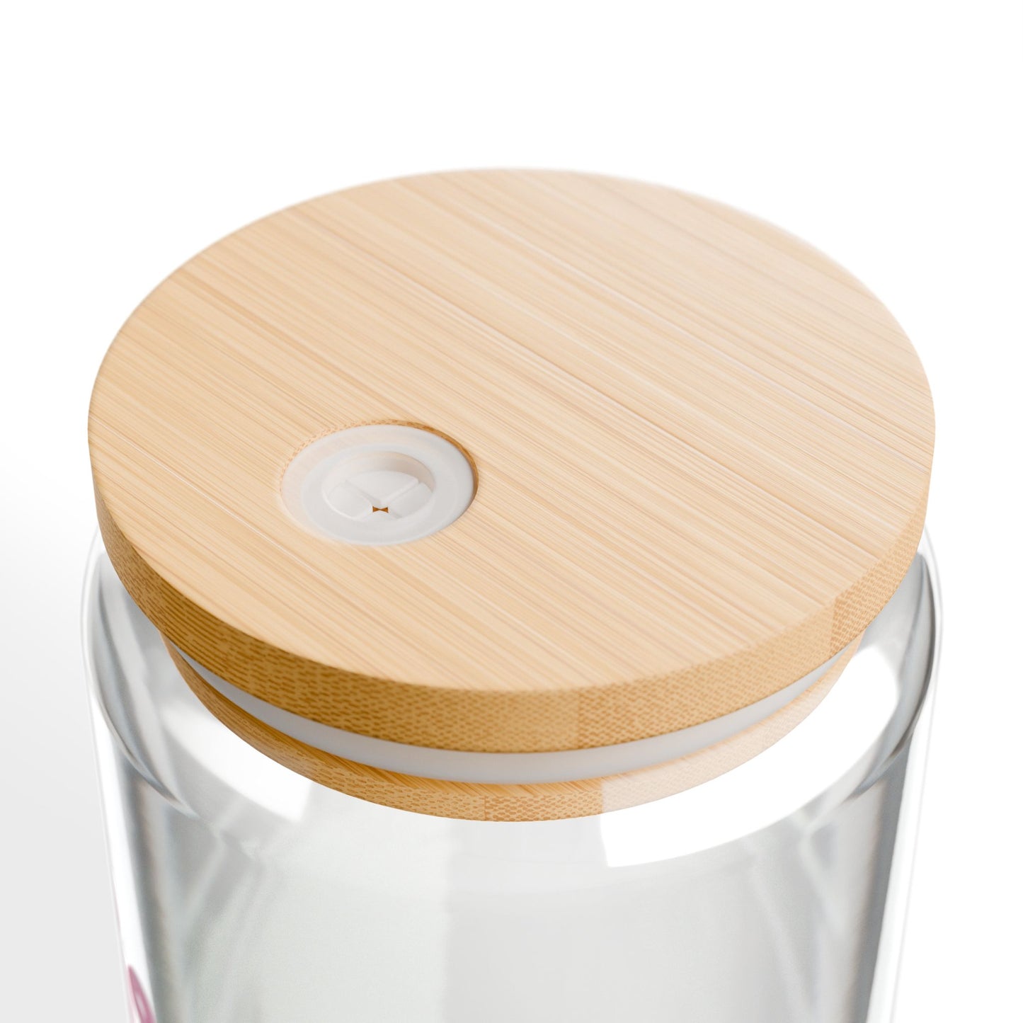 Bridal Crew Glass Can Cup With Lid & Straw