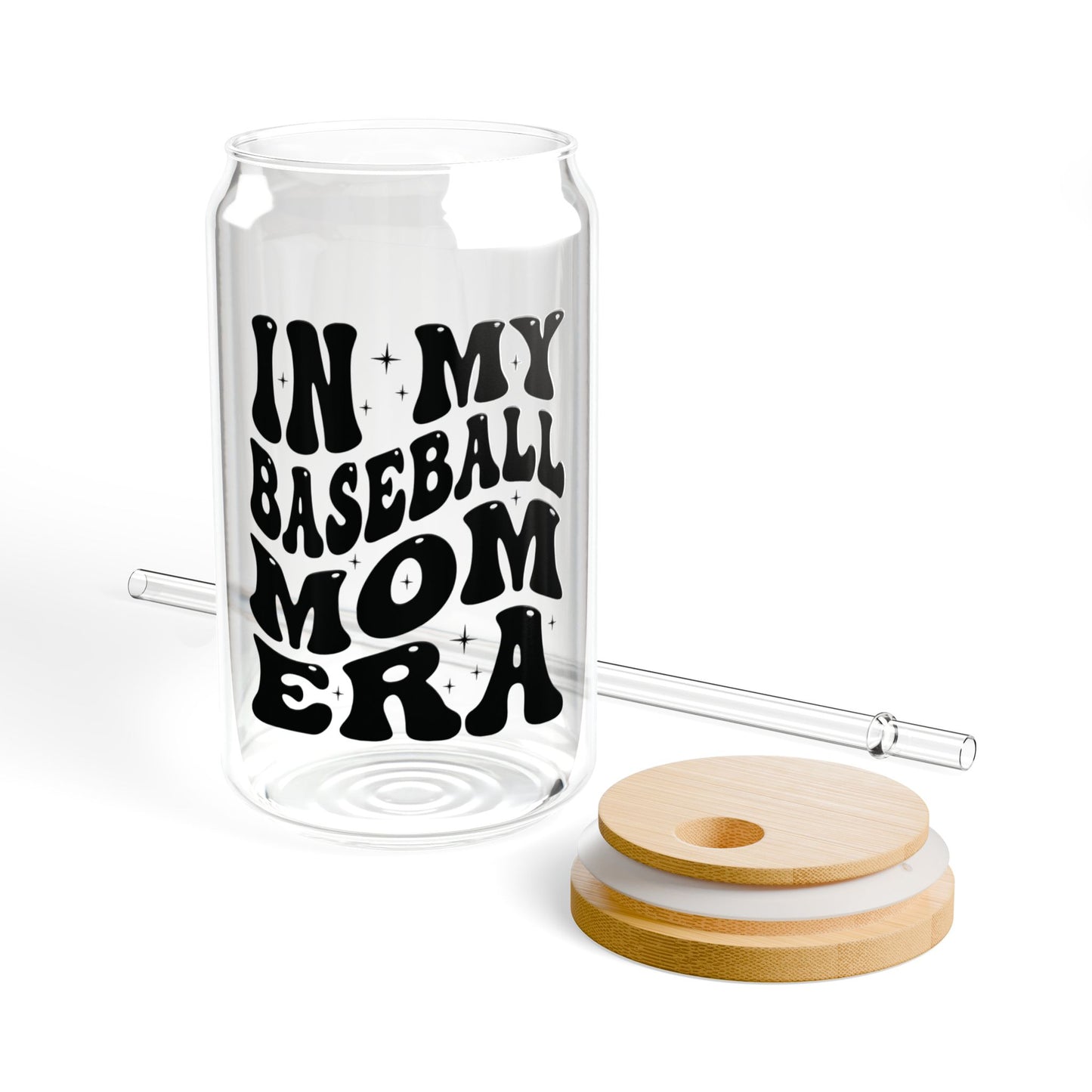 Glassware Sipper Glass - In My Baseball Mom Era - Eco-Friendly
