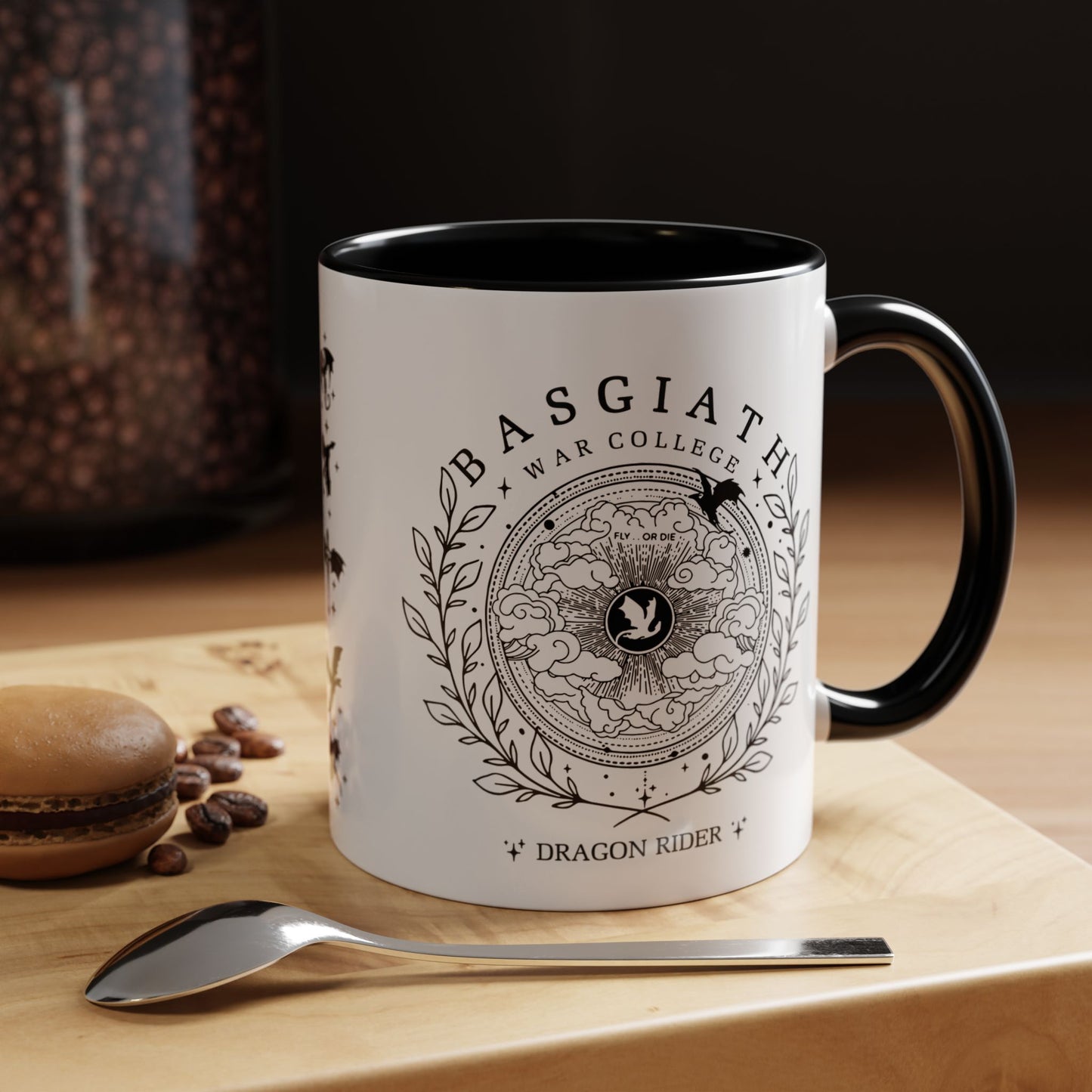 Basgaith War College Mug, Unique Coffee Cup, Tea Mug, Gift for Military History Buff, Graduation Gift, Historical Mug
