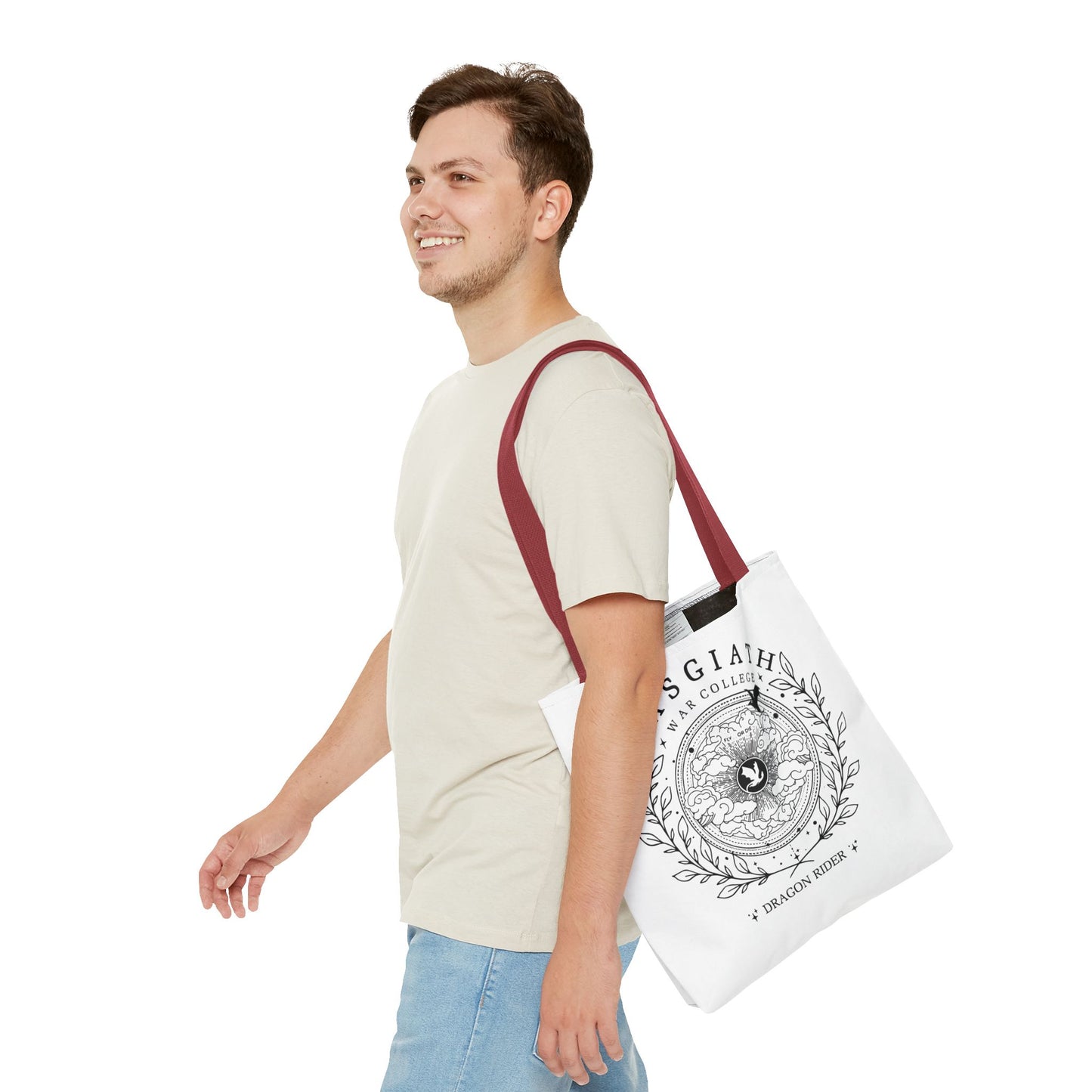 Basgiath War College Dragon Rider Tote Bag, Romantsy Tote Bag, Vintage Basgiath War College,Dragon Rider