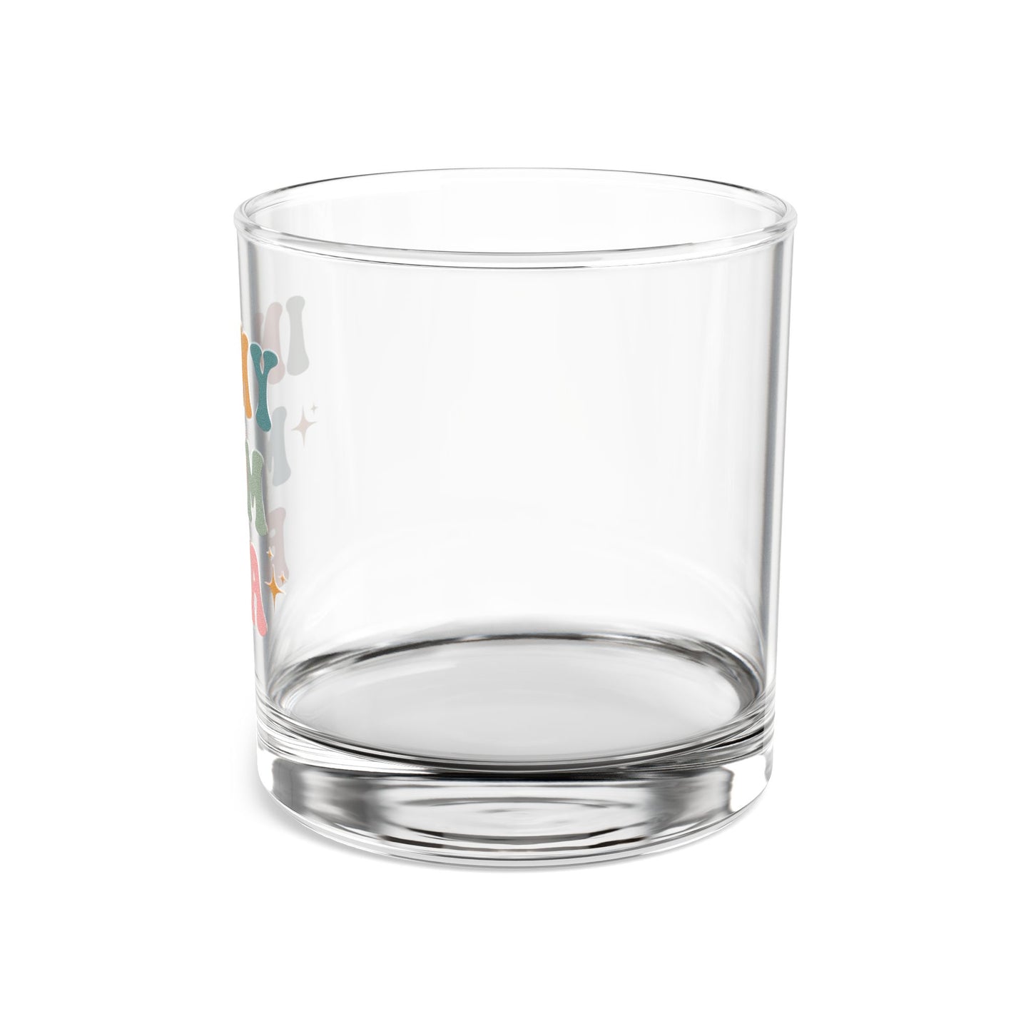 In My Mom Era Rocks Glass Retro 10oz Drinking Glass Fun Mother's Day Gift, Aesthetic Glass Cup Retro