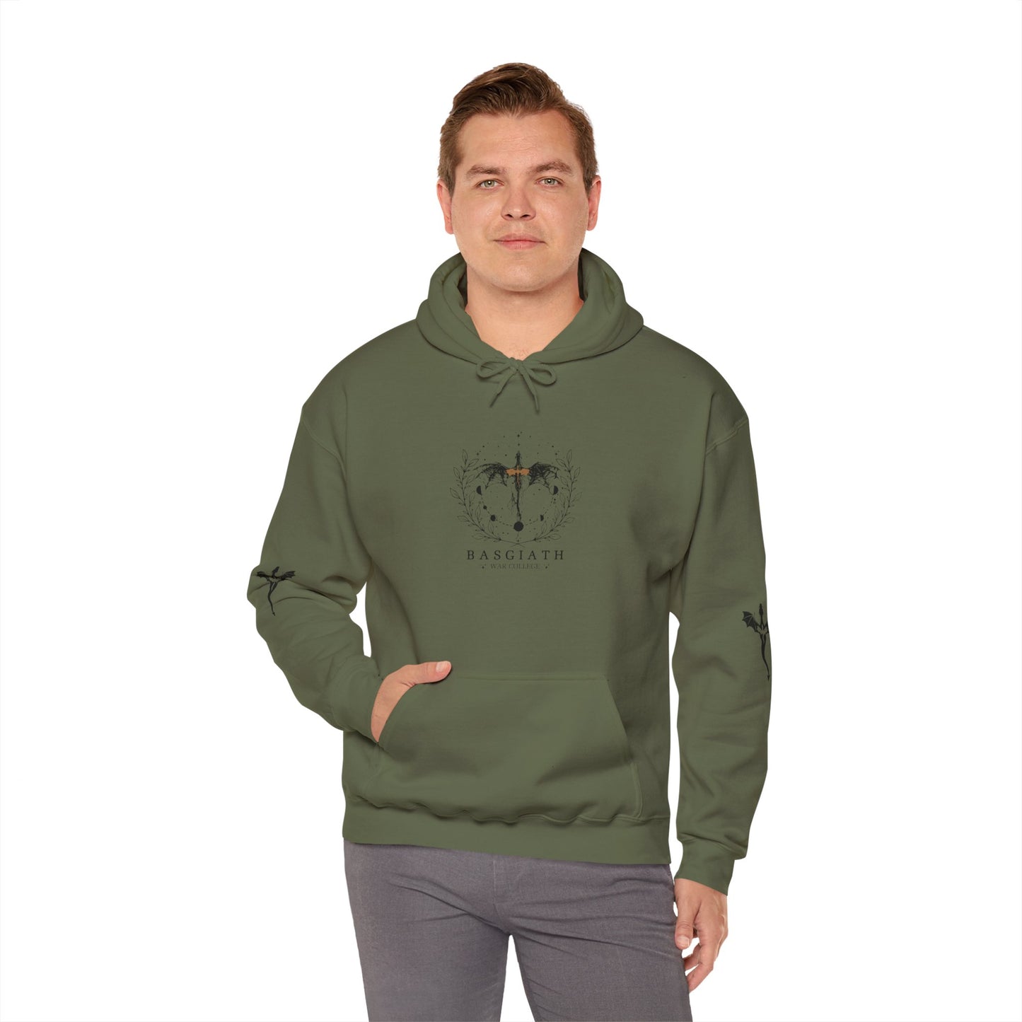 Basgiath War College Hoodie – Fourth Wing | Dragon Rider | Riders Quadrant