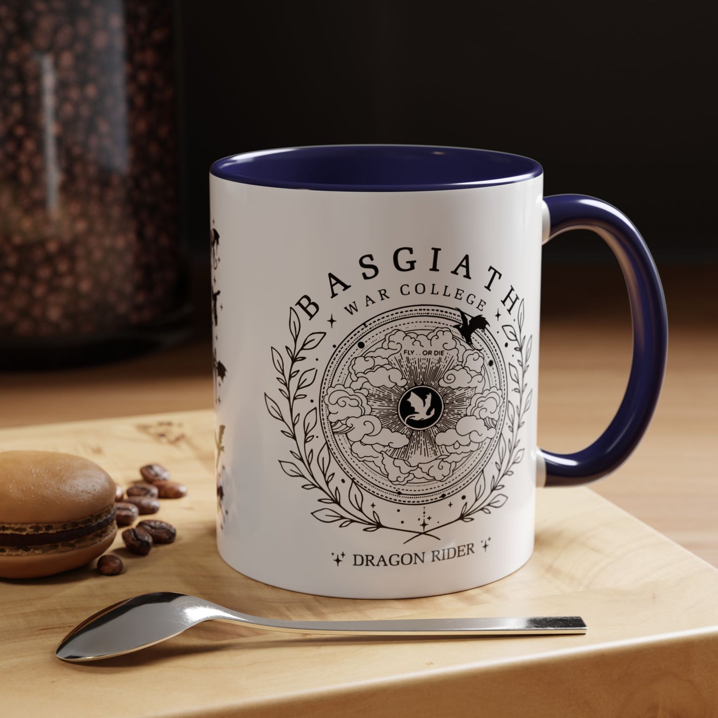 Basgaith War College Mug, Unique Coffee Cup, Tea Mug, Gift for Military History Buff, Graduation Gift, Historical Mug