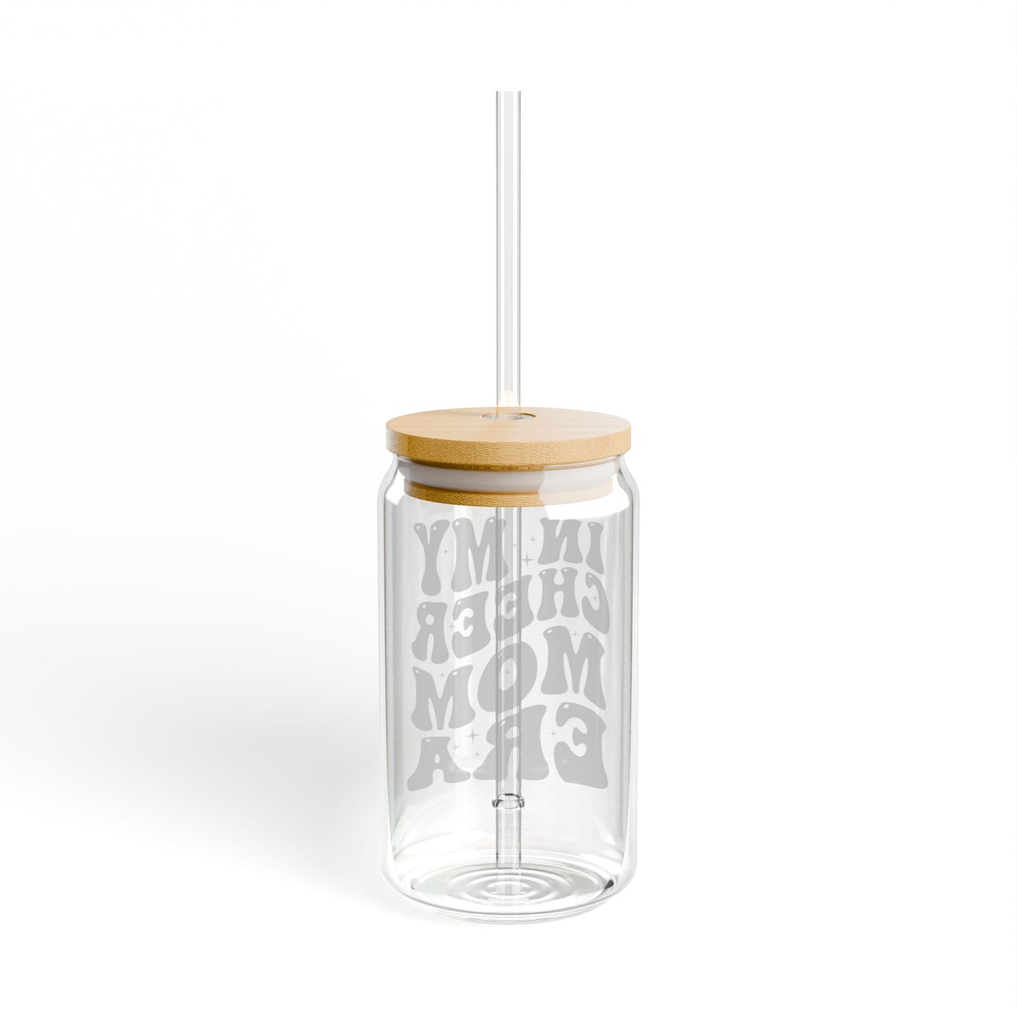 Glassware Sipper Glass - In My Cheer Mom Era - Eco-Friendly