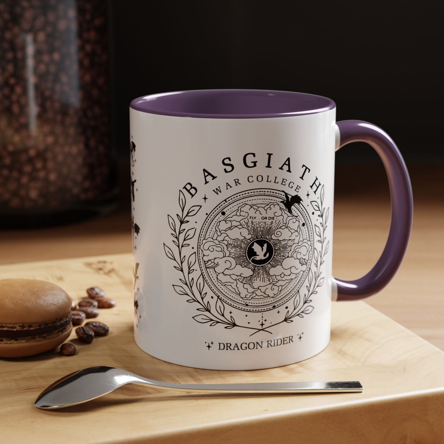 Basgaith War College Mug, Unique Coffee Cup, Tea Mug, Gift for Military History Buff, Graduation Gift, Historical Mug