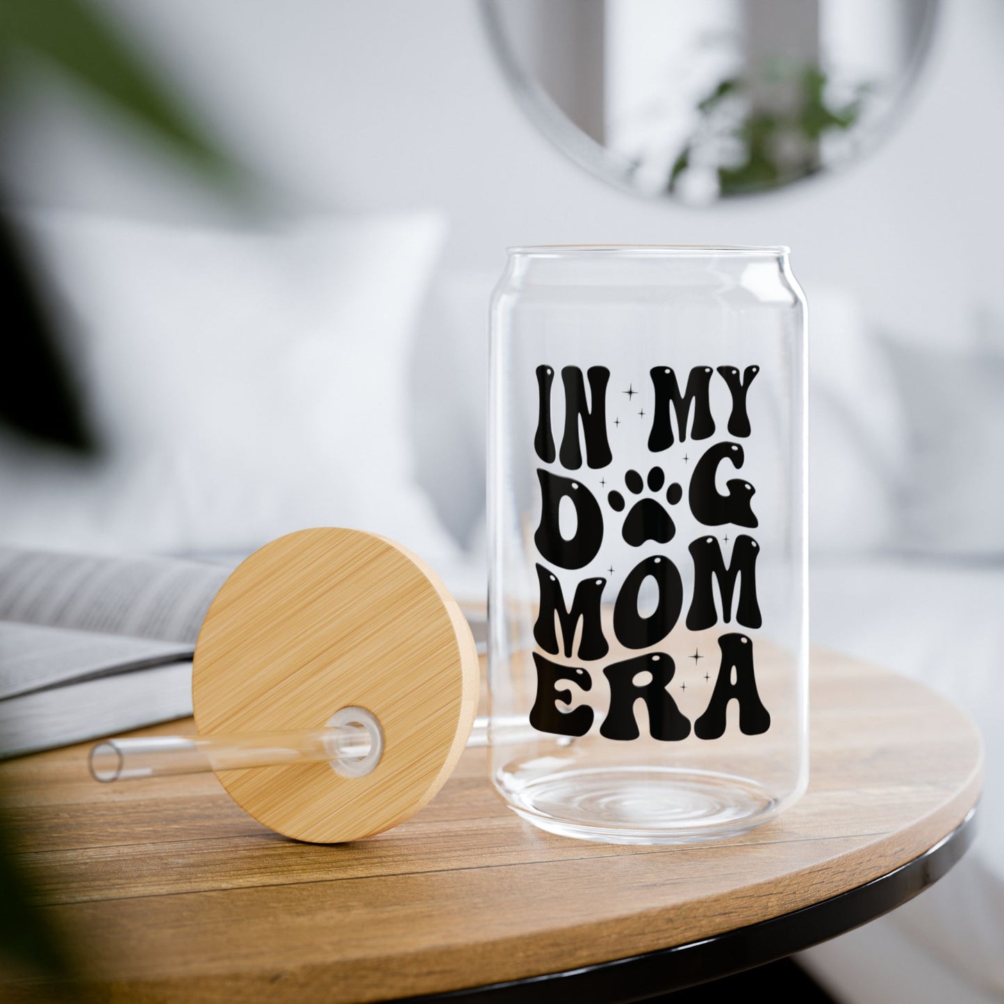 Glassware Sipper Glass - In My Dog Mom Era - Eco-Friendly