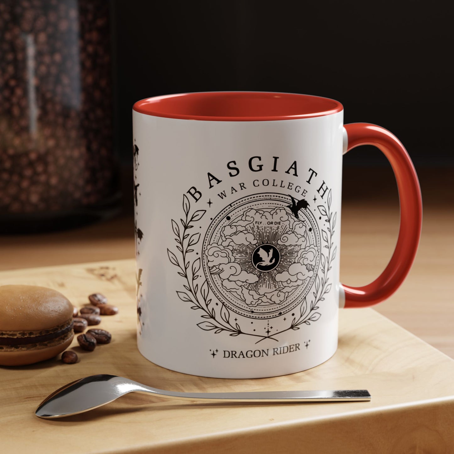 Basgaith War College Mug, Unique Coffee Cup, Tea Mug, Gift for Military History Buff, Graduation Gift, Historical Mug