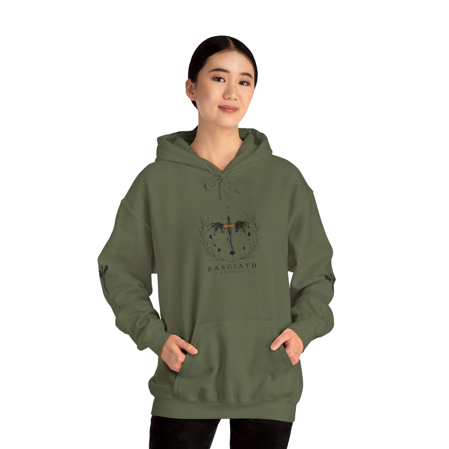 Basgiath War College Hoodie – Fourth Wing | Dragon Rider | Riders Quadrant